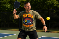 Load image into Gallery viewer, "No Gas Emergency Brake Pickleball Shirt - Singles Mockup"