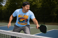 Load image into Gallery viewer, "All Gas No Brakes Pickleball Shirt - Singles Mockup"